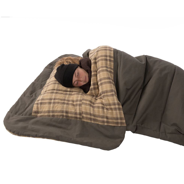 Kodiak Canvas Z Top 0 Degree Regular Rectangular Sleeping Bag - Brown - Brown 36in x 90in Kodiak Canvas Z Top 0 Degree Regular Rectangular Sleeping Bag - Brown - Brown 36in x 90in