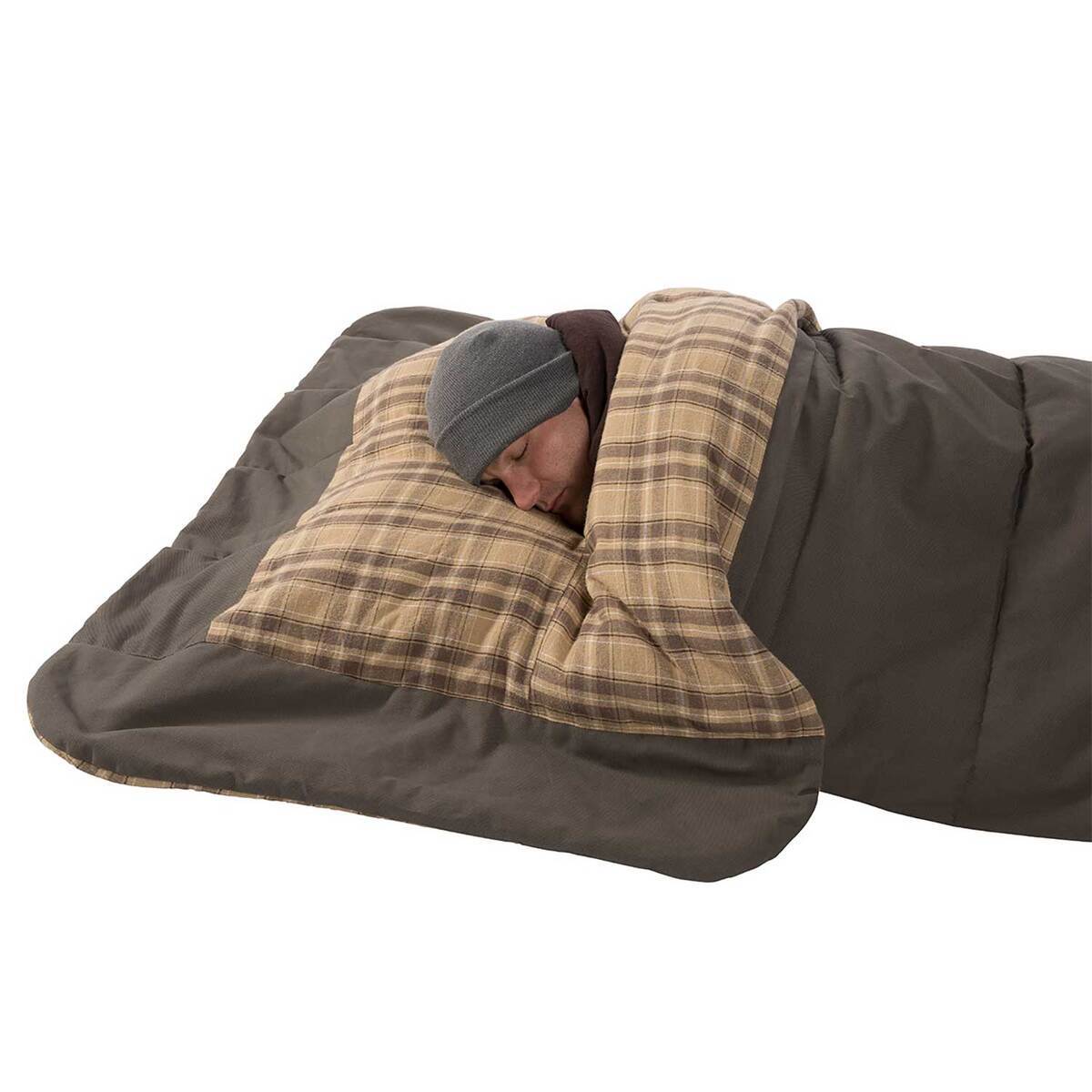 Kodiak Canvas Z Top 0 Degree Regular Rectangular Sleeping Bag - Brown - Brown 36in x 90in Kodiak Canvas Z Top 0 Degree Regular Rectangular Sleeping Bag - Brown - Brown 36in x 90in