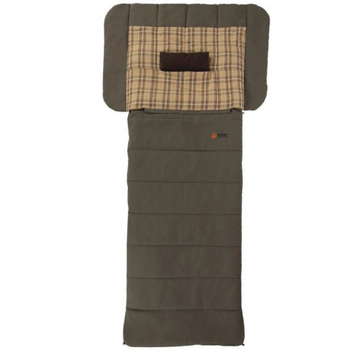 Kodiak Canvas Z XLT Top 20 Degree Long Rectangular Sleeping Bag - Brown - Brown Long - Kodiak Canvas