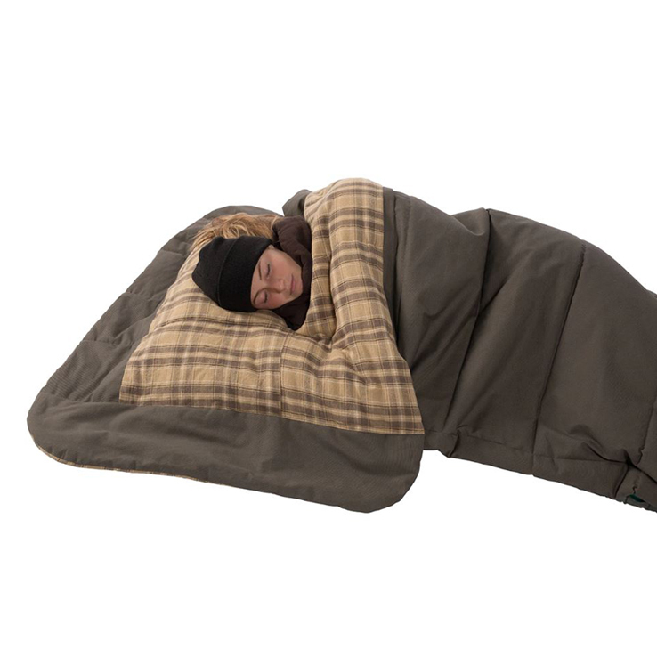 Kodiak Canvas Z XLT Top 20 Degree Long Rectangular Sleeping Bag - Brown - Brown Long Kodiak Canvas Z XLT Top 20 Degree Long Rectangular Sleeping Bag - Brown - Brown Long