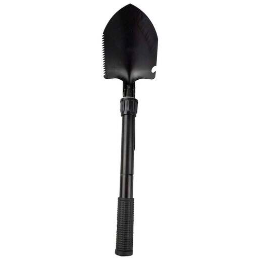 Kole Imports Mini Folding Pick Shovel with Compass – Black