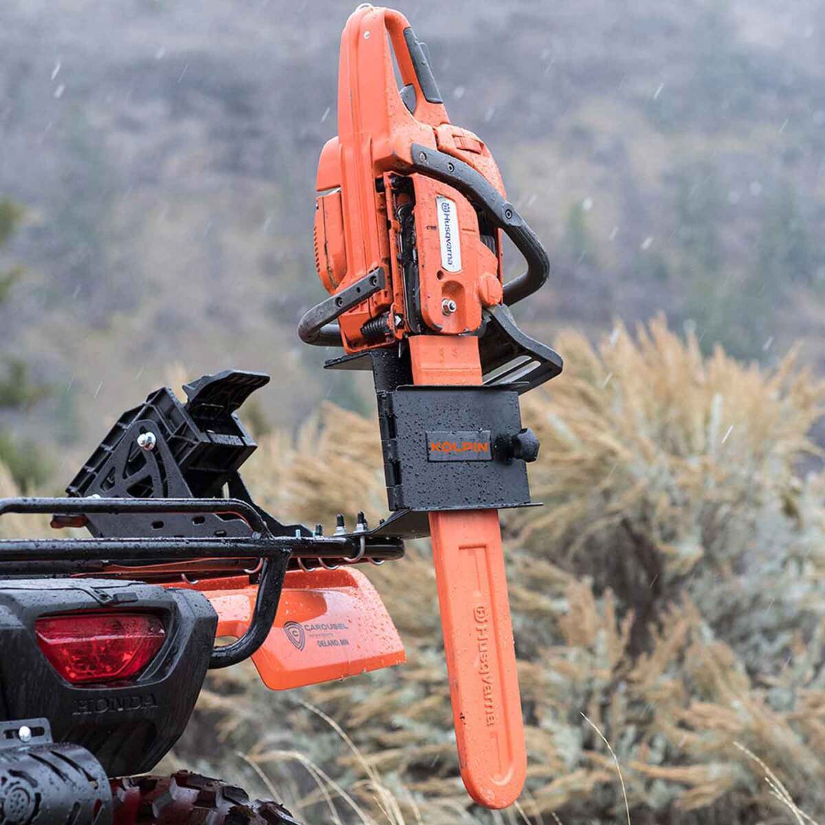 Atv Chainsaw Rack Kolpin ATV Chainsaw Mount - Black | Sportsman's Warehouse