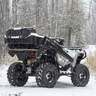 Kolpin ATV Trunk and Lounger - Sportsman Mounting Kit - Black