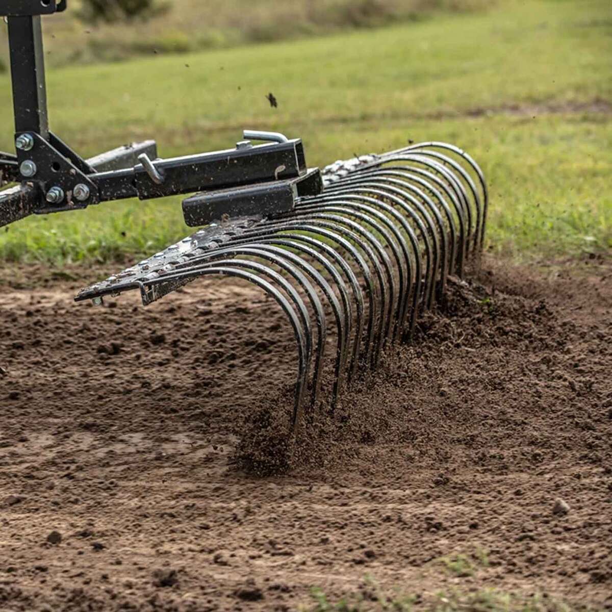 Kolpin ATV/UTV Dirtworks 60in Landscape Rake Tool Attachment - Black ...