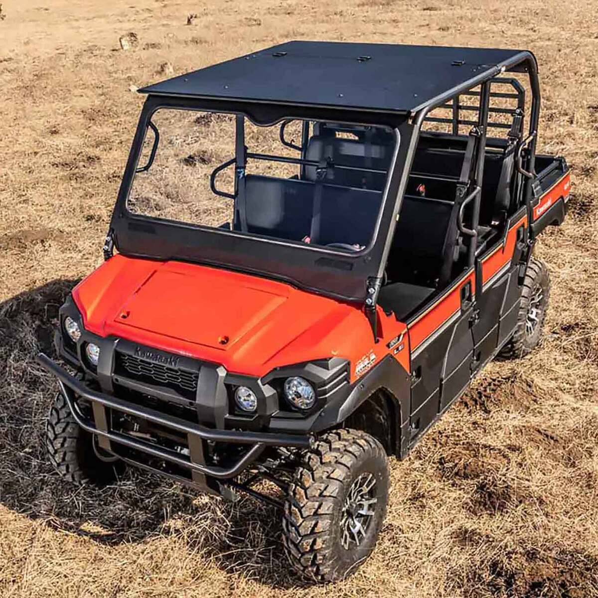 Kolpin Glass Windshield - Kawasaki Mule Pro FX / FXT / DX / DXT - Black Kolpin Glass Windshield - Kawasaki Mule Pro FX / FXT / DX / DXT - Black