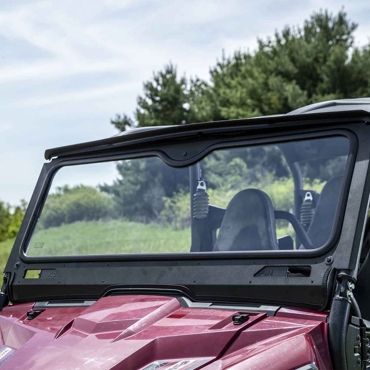 Kolpin Glass Windshield - Yamaha Wolverine X2 / X4 - Black Kolpin Glass Windshield - Yamaha Wolverine X2 / X4 - Black