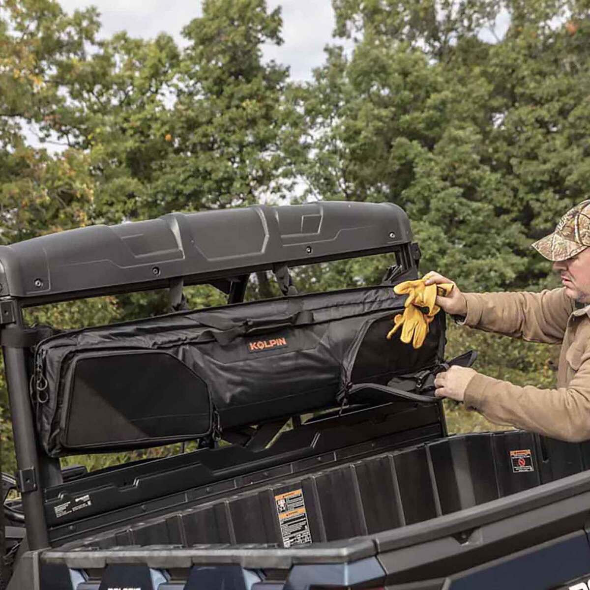 Kolpin UTV Soft Double Gun Case - Black - Black Kolpin UTV Soft Double Gun Case - Black - Black