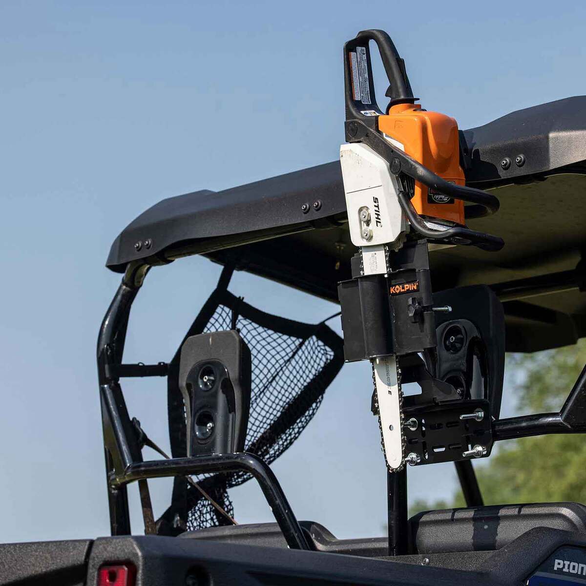 Atv Chainsaw Rack Kolpin UTV / Trailer Off-Road Vehicle Chainsaw Mount - Black ...