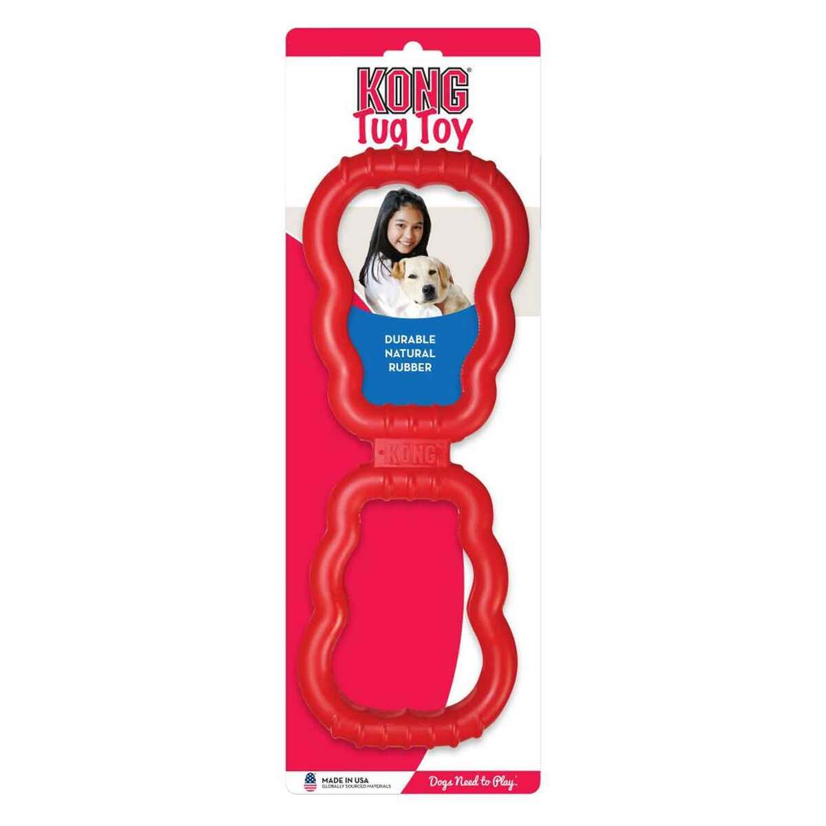 KONG Classic Tug Toy - M - Red KONG Classic Tug Toy - M - Red