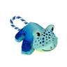 KONG Cozie Tuggz Frog Plush Dog Toy - Blue