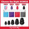 KONG Extreme Rubber Classic Chew Toy - Large - Black