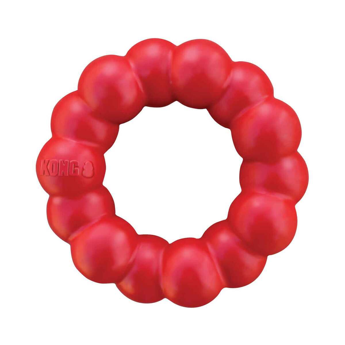 KONG Ring Rubber Chew Toy - Small/Medium - Red KONG Ring Rubber Chew Toy - Small/Medium - Red