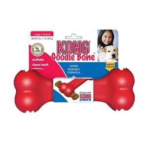 KONG Rubber Goodie Bone Chew Toy - Large