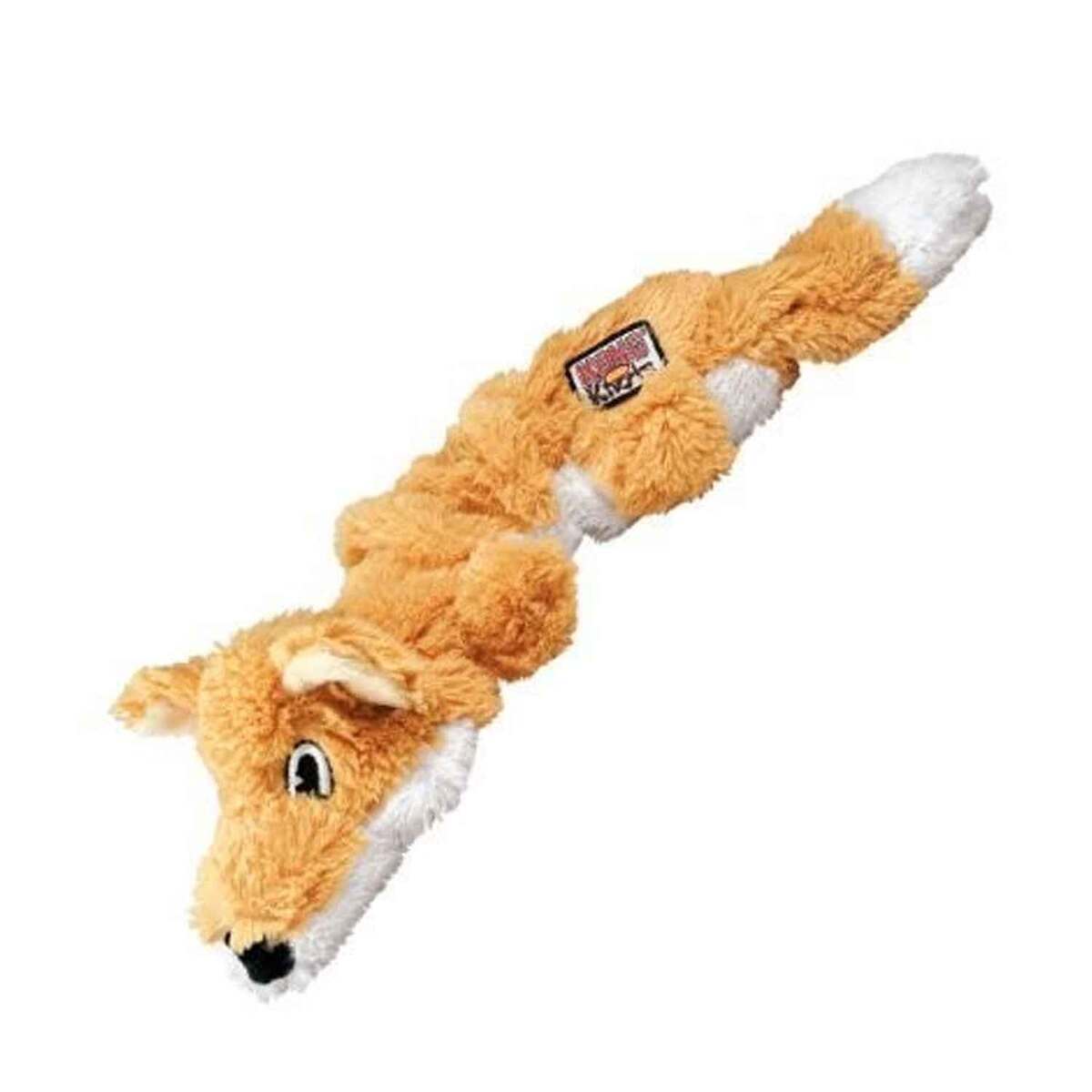 KONG Scrunch Knot Fox Tug Toy - M/L - Orange/White KONG Scrunch Knot Fox Tug Toy - M/L - Orange/White