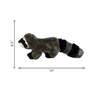 KONG Wild Low Stuff Raccoon Plush - Medium - Gray