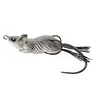 Live Traget Hollow Body Field Mouse Topwater Soft Bait - Grey/White, 3/4oz, 3-1/2in - Grey/White