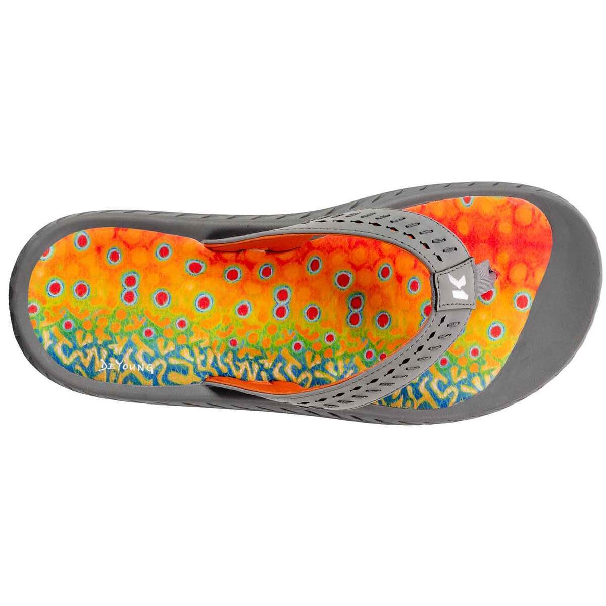Korkers Men's Fish Flip Flops Korkers Men's Fish Flip Flops