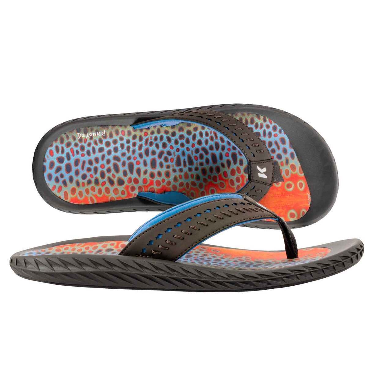 Korkers Men's Fish Flip Flops Korkers Men's Fish Flip Flops