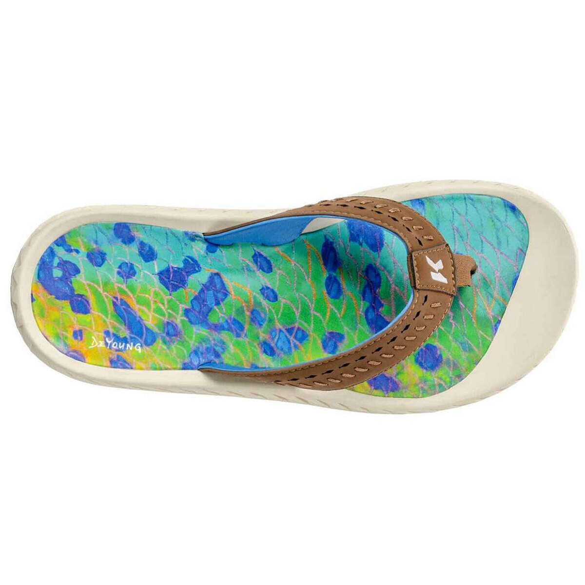 Korkers Men's Fish Flip Flops Korkers Men's Fish Flip Flops