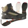 Korkers Men's Greenback Felt And Kling-On Soles Fishing Wading Boots - Dried Herb/Black - Size 8 - Dried Herb/Black 8