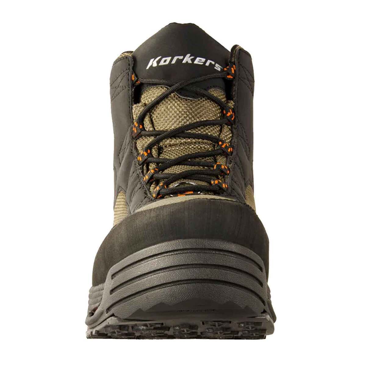 Korkers Men's Greenback Felt And Kling-On Soles Fishing Wading Boots Korkers Men's Greenback Felt And Kling-On Soles Fishing Wading Boots