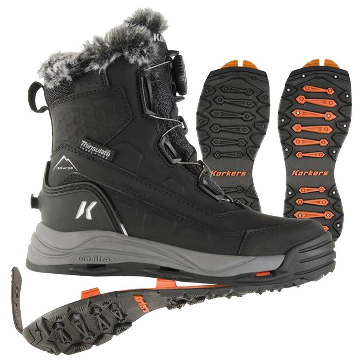 Korkers Women's Snowmageddon Waterproof 8in Winter Boots Korkers Women's Snowmageddon Waterproof 8in Winter Boots