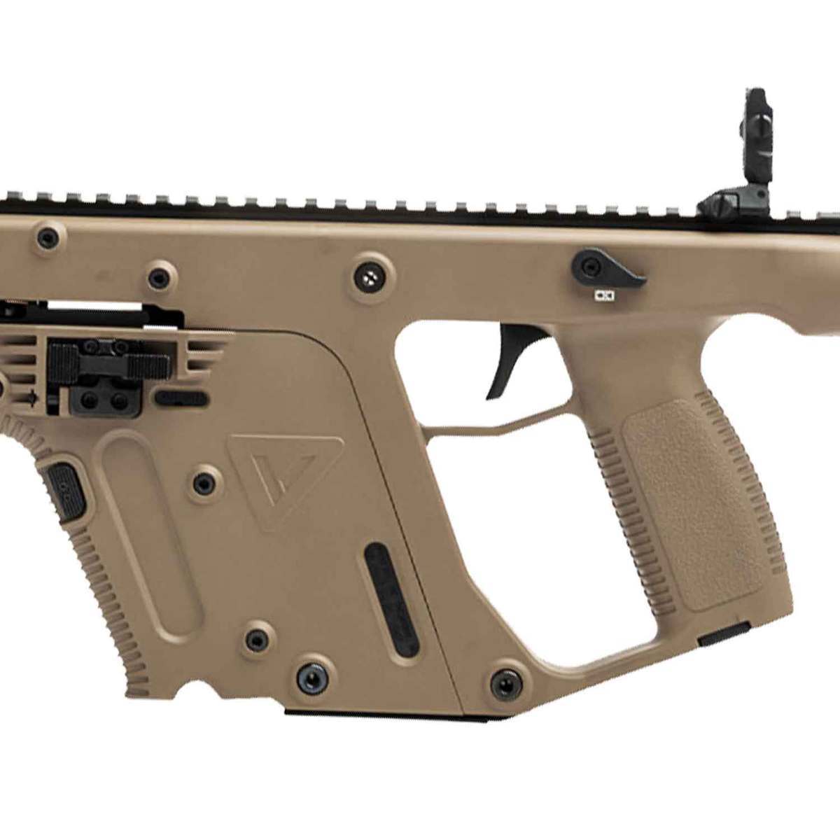 KRISS Vector CRB 9mm Luger Auto 16in FDE Nitride Semi Automatic Modern Sporting Rifle - 17+1 Rounds - Tan KRISS Vector CRB 9mm Luger Auto 16in FDE Nitride Semi Automatic Modern Sporting Rifle - 17+1 Rounds - Tan