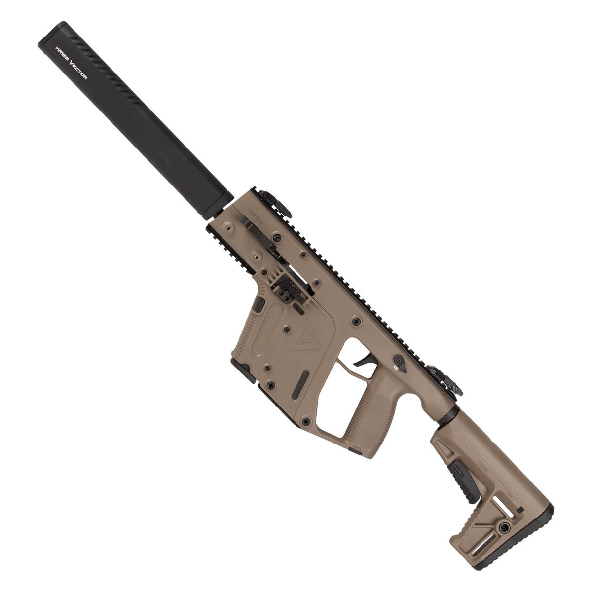 KRISS Vector G2 CRB 45 Auto (ACP) 16in FDE Semi Automatic Modern Sporting Rifle - 13+1 Rounds - Flat Dark Earth/Black KRISS Vector G2 CRB 45 Auto (ACP) 16in FDE Semi Automatic Modern Sporting Rifle - 13+1 Rounds - Flat Dark Earth/Black