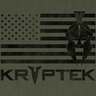 Kryptek Men's Spartan Flag Short Sleeve Casual Shirt