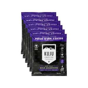 KUJU Coffee Bold Awakening Dark Roast Pocket Pour Over Coffee - 6 Servings