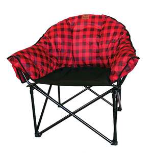 Kuma Lazy Bear Camp Chair - Red/Black