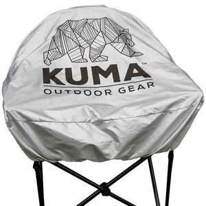 Kuma Lazy Bear Chair Cover - Silver