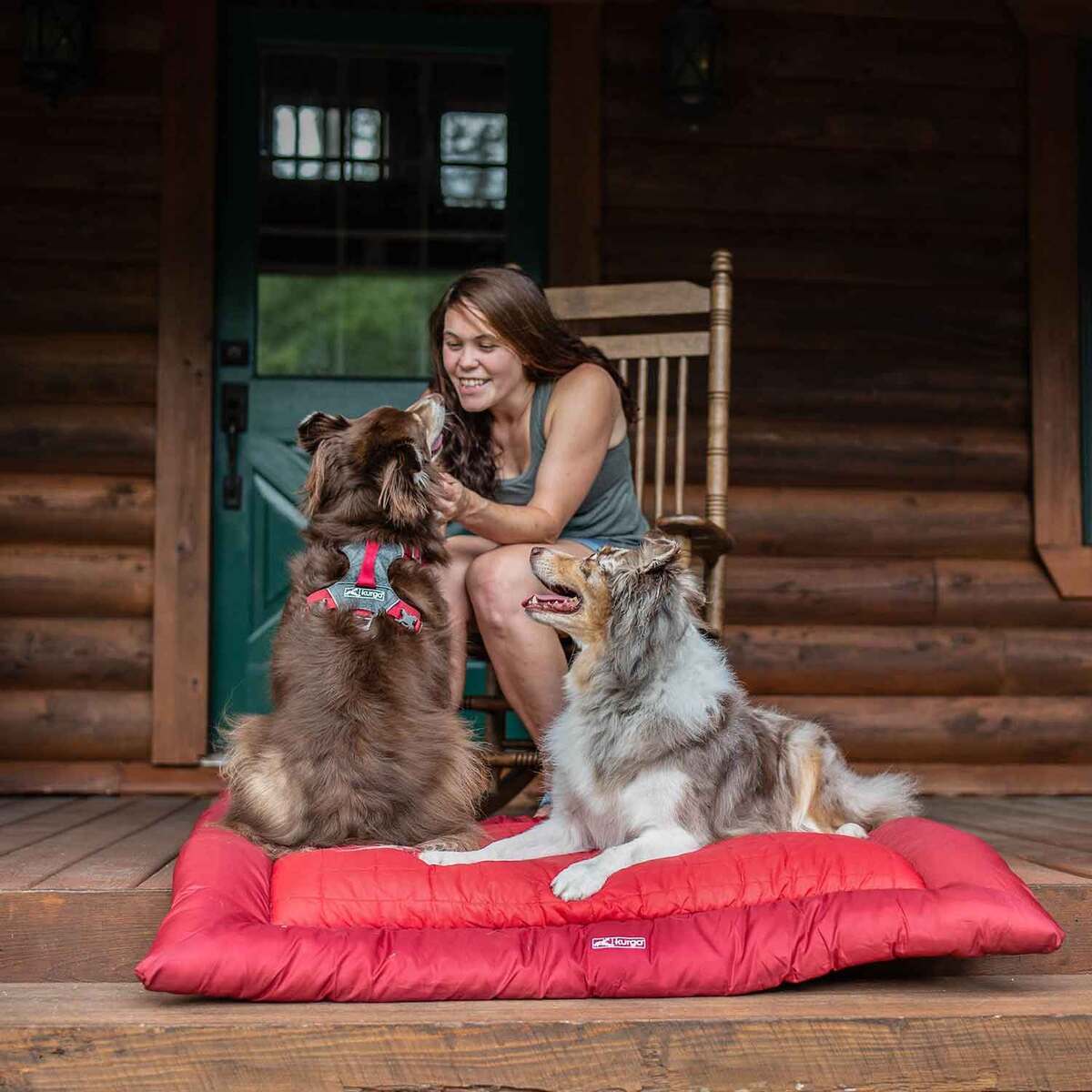 Kurgo Loft Wander Large Dog Bed - Chile Red - 36in x 48in - Red Large Kurgo Loft Wander Large Dog Bed - Chile Red - 36in x 48in - Red Large