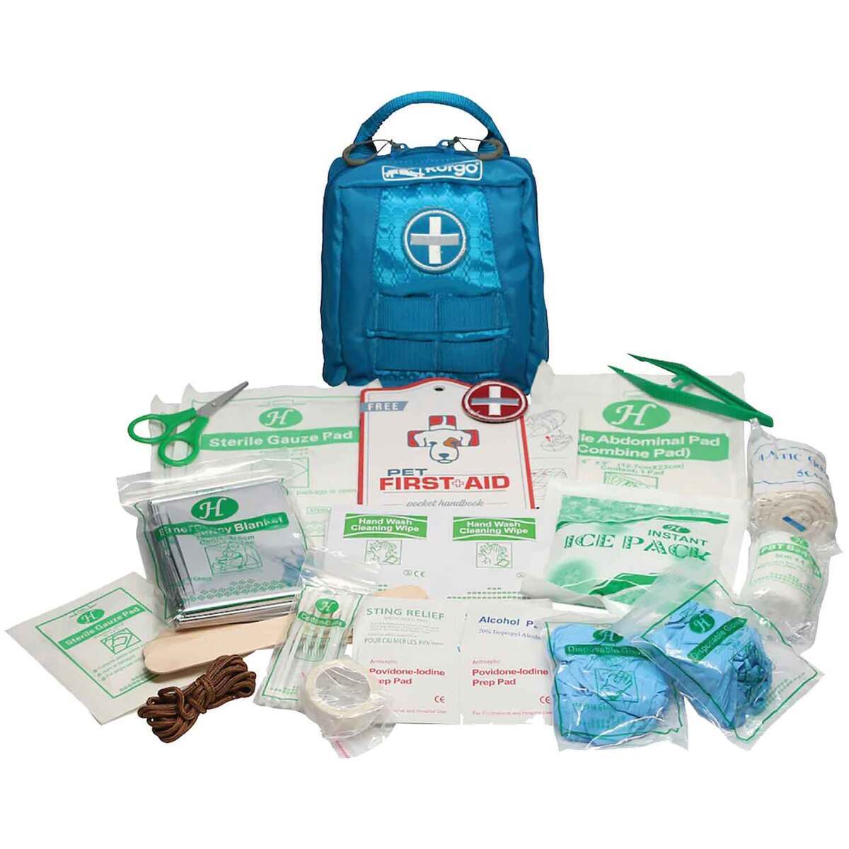Kurgo RSG Dog First Aid Kit Accessory - Blue Kurgo RSG Dog First Aid Kit Accessory - Blue
