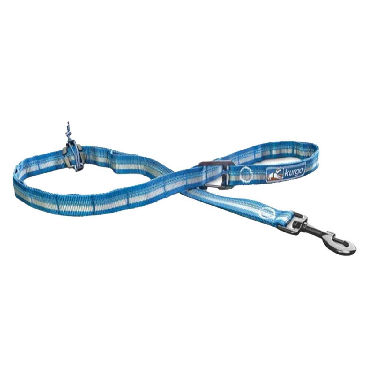 Kurgo RSG Stub Leash - Coastal Blue - Blue Kurgo RSG Stub Leash - Coastal Blue - Blue