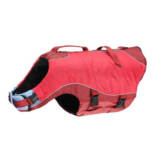 Kurgo Surf 'N' Turf Dog Life Jacket - Red - Medium - Red Medium