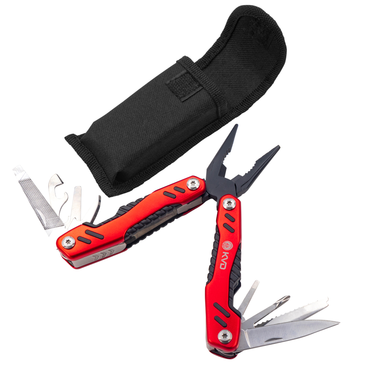 KVD Precision 15-in-1 Fishing Tool Combo - Red - Red/Black KVD Precision 15-in-1 Fishing Tool Combo - Red - Red/Black