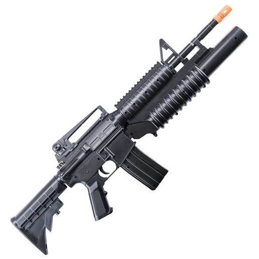 KWC M4A1 with M203 Underbarrel Launcher 6mm Caliber Air Rifle – Black