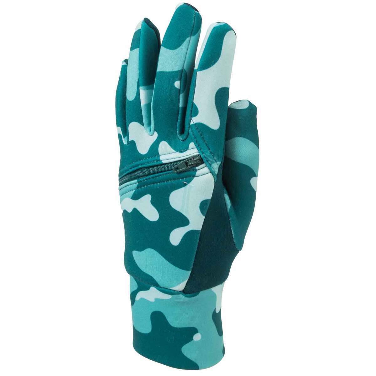 Igloos Women's Stretch Fleece Camo Glove - Green Camo - L - Green Camo L Igloos Women's Stretch Fleece Camo Glove - Green Camo - L - Green Camo L