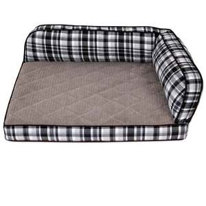 La-Z-Boy Sadie Spencer Plaid Sofa Dog Bed - 38in x 29in