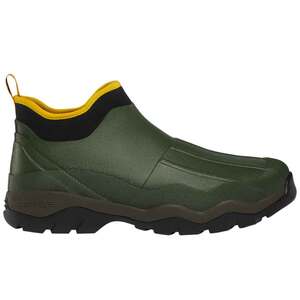 LaCrosse Men's Alpha Muddy Soft Toe Waterproof 4.5in Rubber Work Boots - Green - Size 10