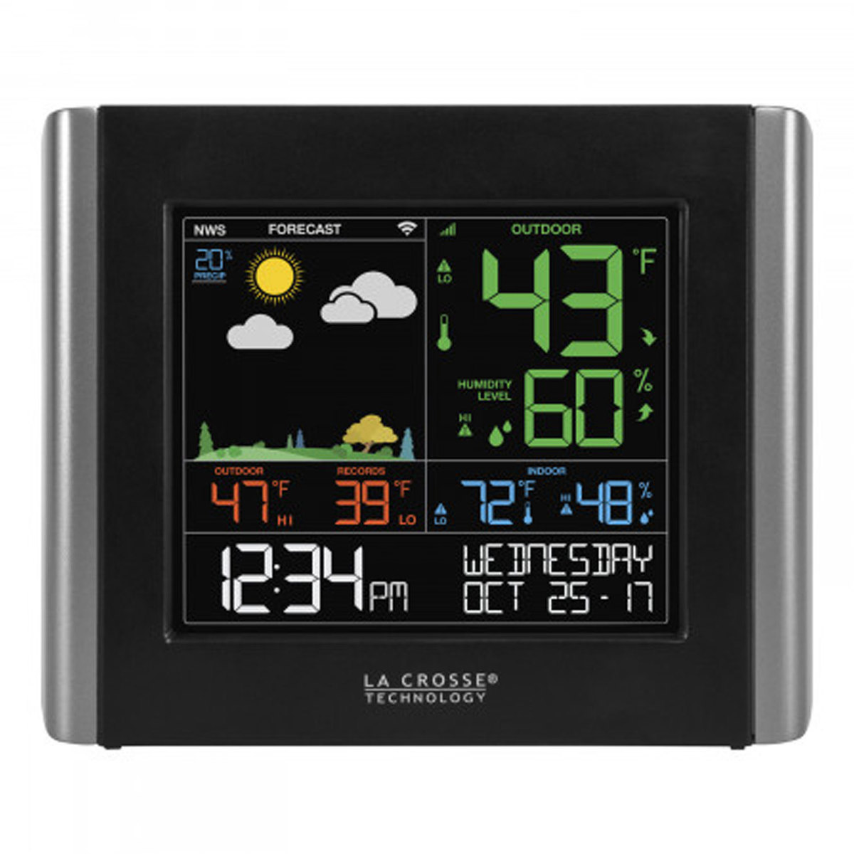 LaCrosse Technology Remote Monitoring Color Weather Station LaCrosse Technology Remote Monitoring Color Weather Station