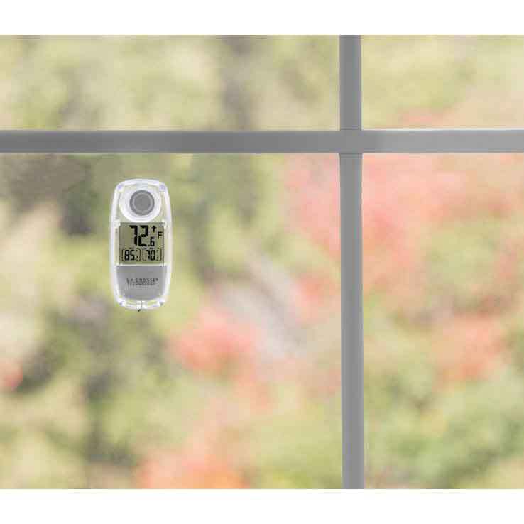 LaCrosse Technology Solar Window Thermometer LaCrosse Technology Solar Window Thermometer