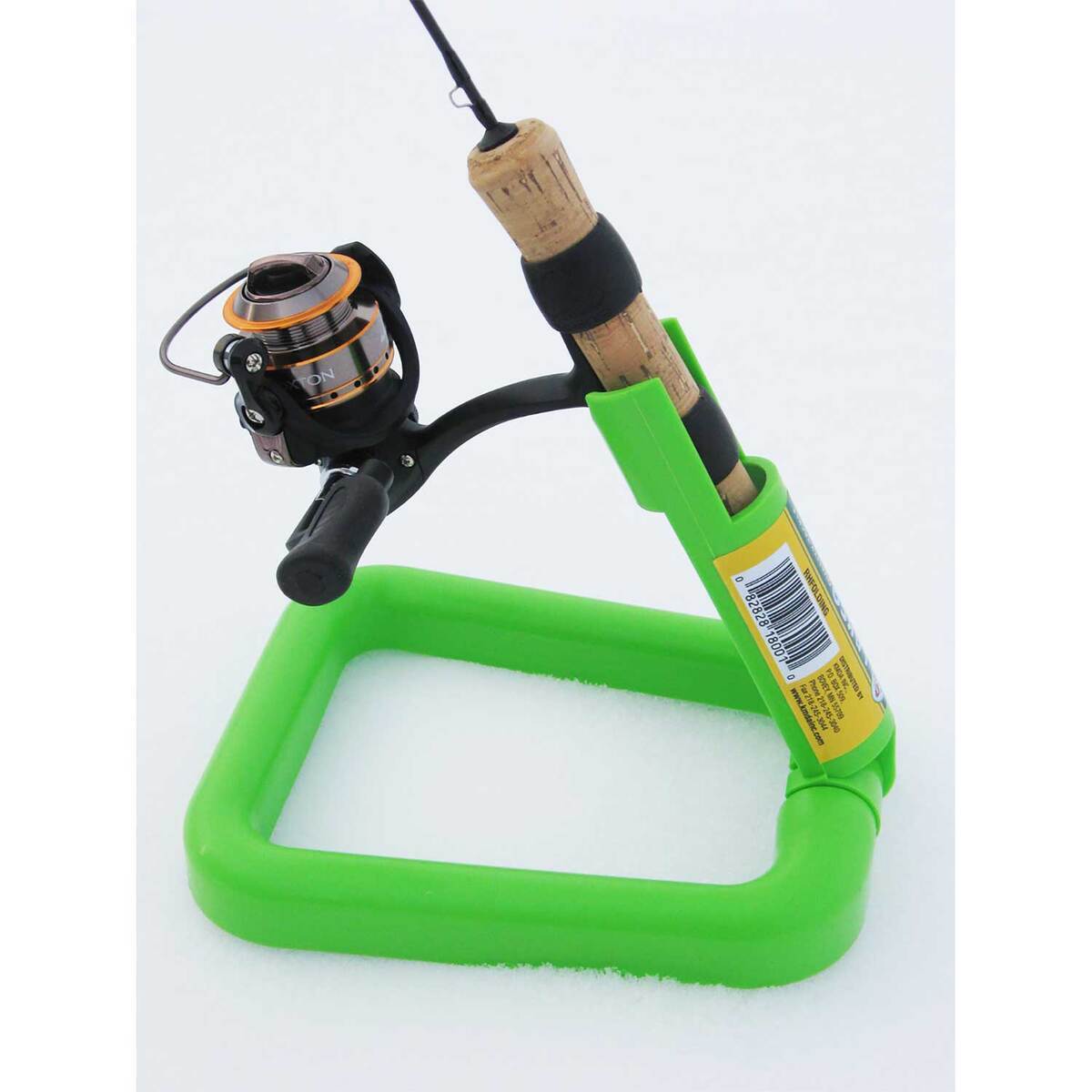 Lakco Quality Tackle Folding Rod Holder Ice Fishing Accessory - Green - Green Lakco Quality Tackle Folding Rod Holder Ice Fishing Accessory - Green - Green
