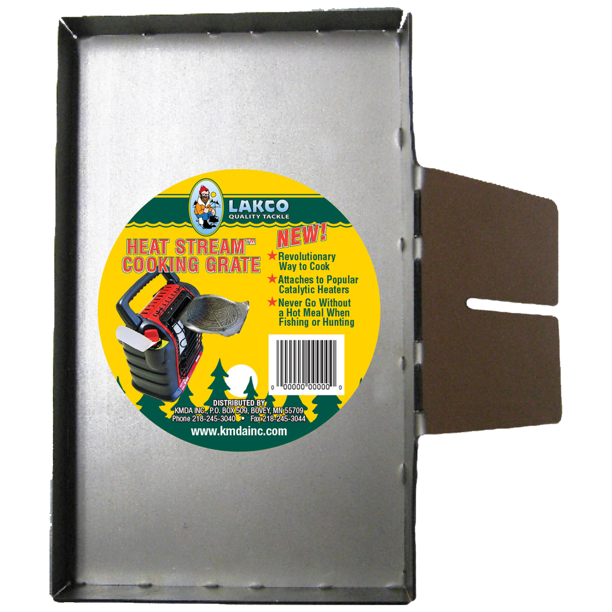 Lakco Heat Stream Griddle Ice Fishing Shelter Accessory - Silver Lakco Heat Stream Griddle Ice Fishing Shelter Accessory - Silver