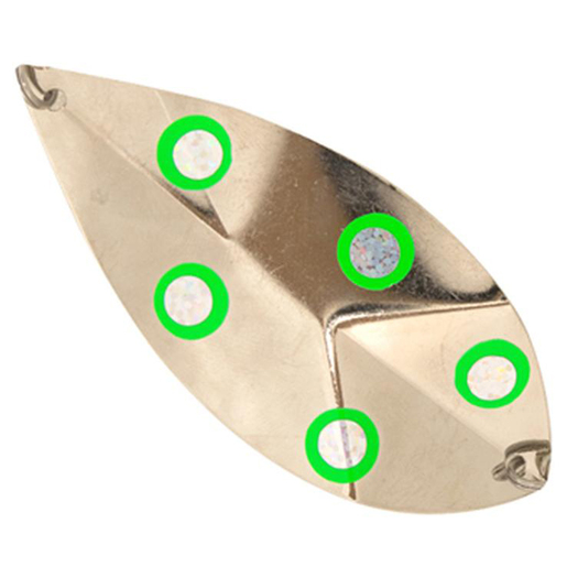 Lake Shore Tackle Diamond Dodger - Chartreuse