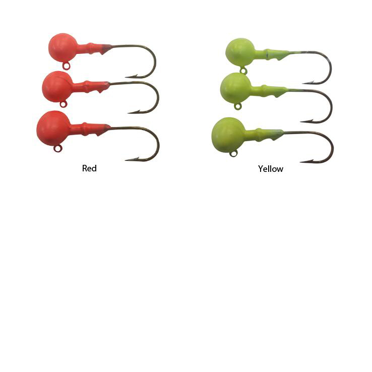 Lake Shore Tackle Glow Football Jig Heads Lake Shore Tackle Glow Football Jig Heads