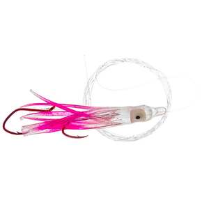 Lake Shore Tackle Mini Squid Rigged Squid - Pink Spotted Glow,