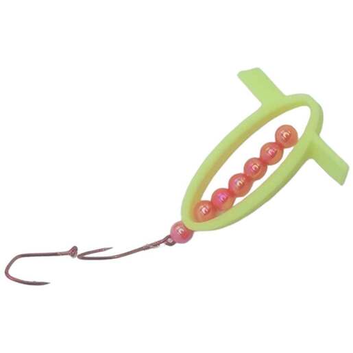 Lake Shore Tackle Spinnin' Tornados Trolling Lures - Yellow with Pink beads