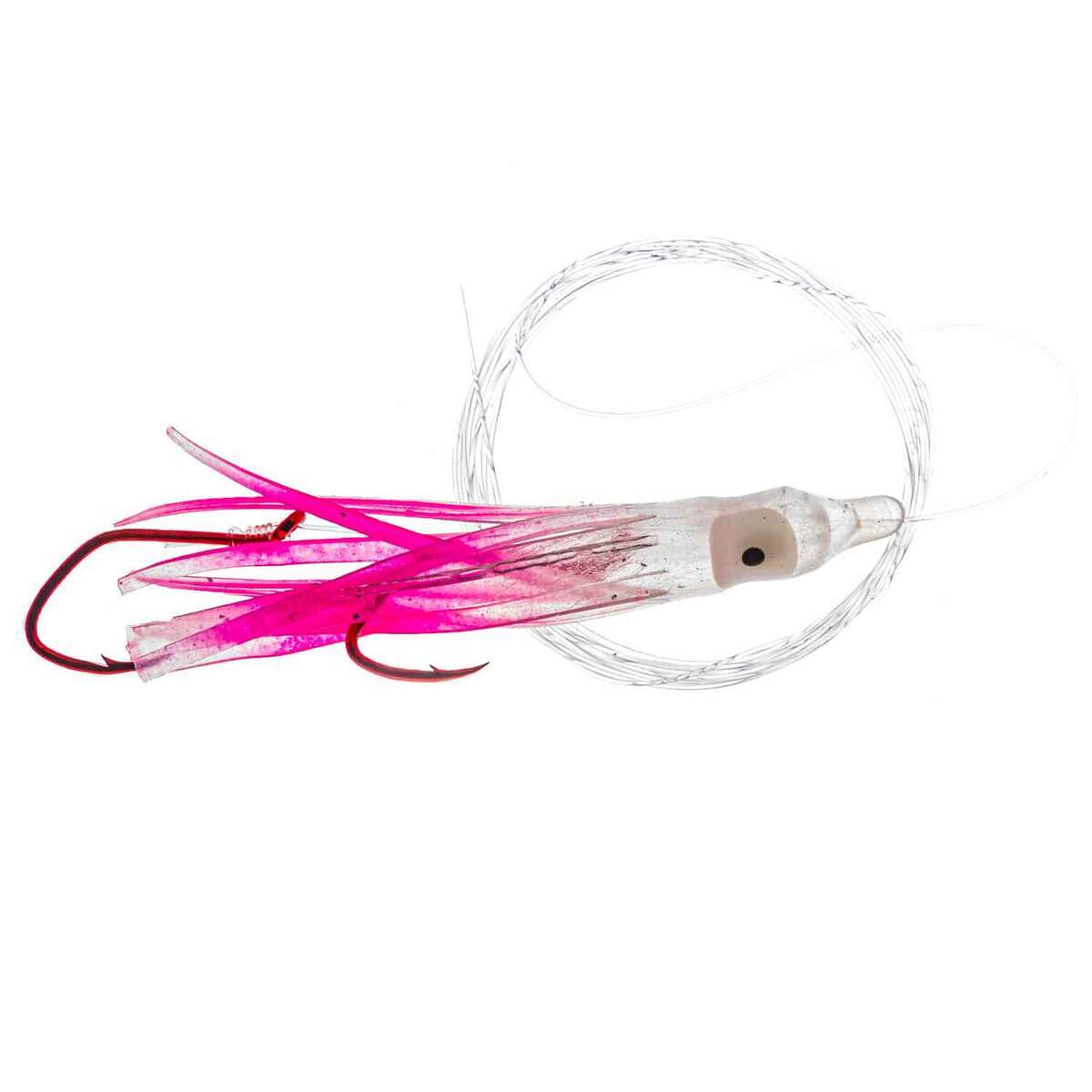 Lake Shore Tackle Squid Rigged Squid - Hot Pink Flame, 2in - Hot Pink ...